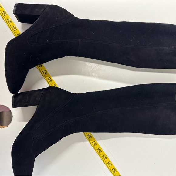 Stuart Weitzman Black Heeled Boots - Picture 2 of 4